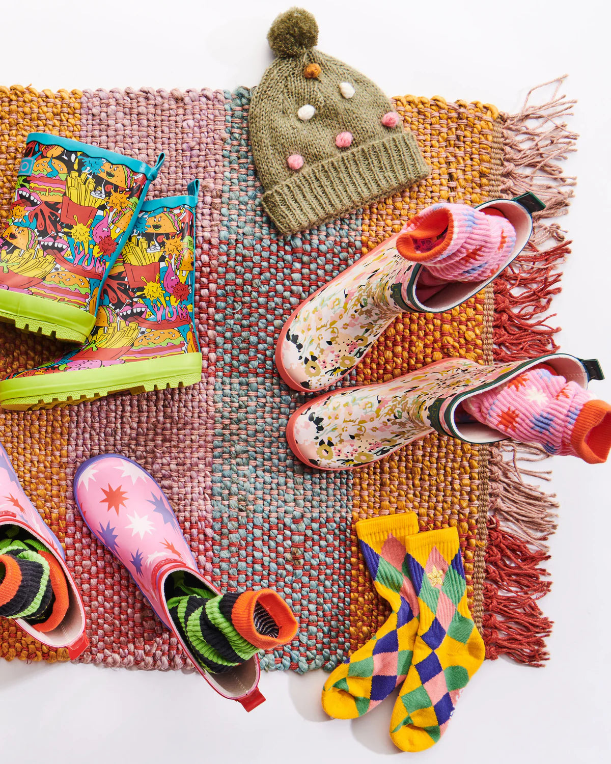 Kip & Co YOU'RE BEAUTIFUL KIDS GUMBOOT | The Ivy Plant Studio 