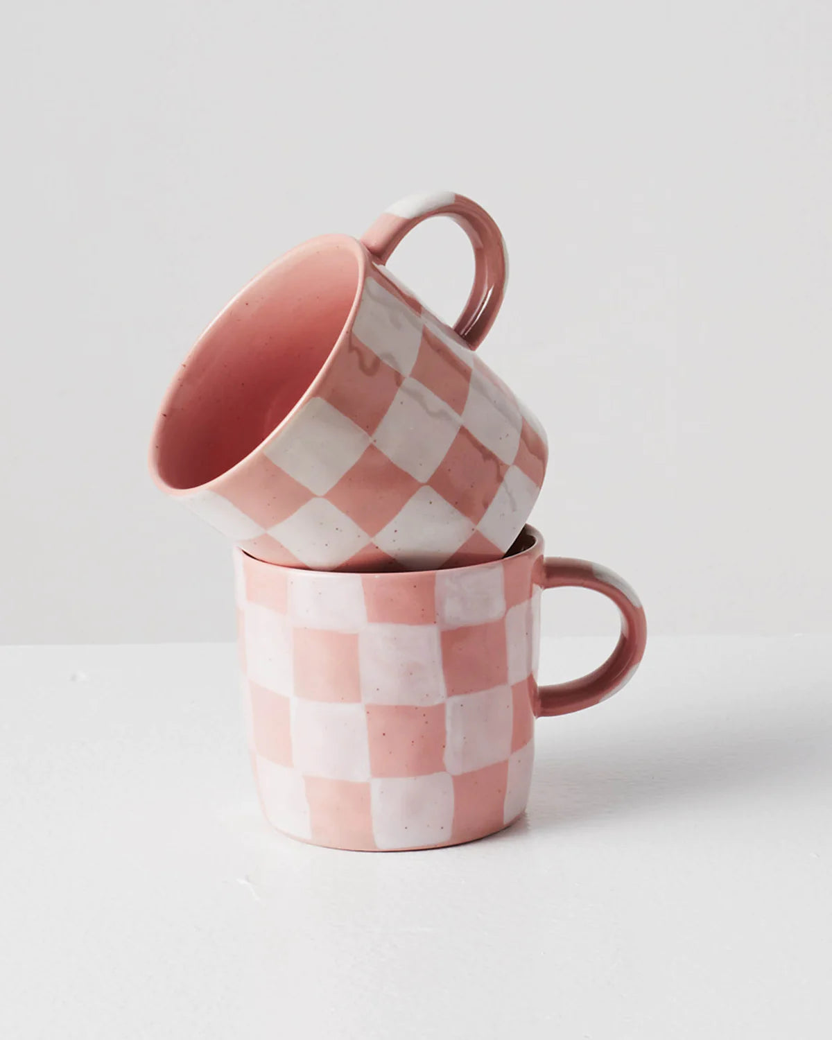Kip n Co CHECKERED MUG 2P SET | The Ivy Plant Studio 