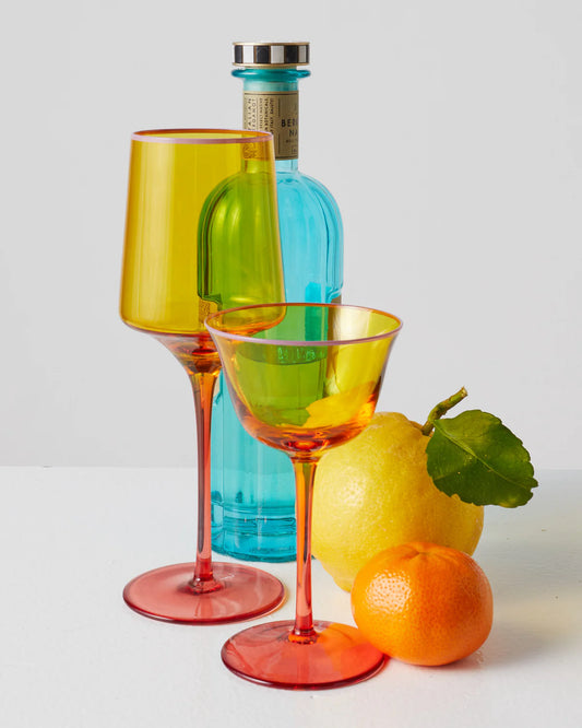 Kip n Co Tropical Punch VINO Glass 2Pc Set  | The Ivy Plant Studio 