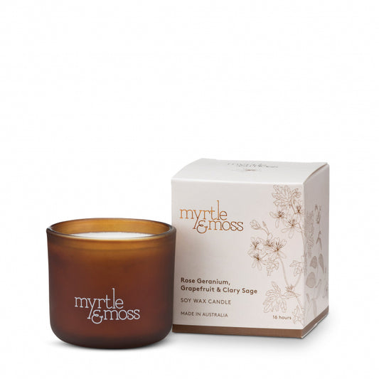 Myrtle & Moss Candle - Rosemary, Grapefruit & Clary Sage | The Ivy Plant Studio