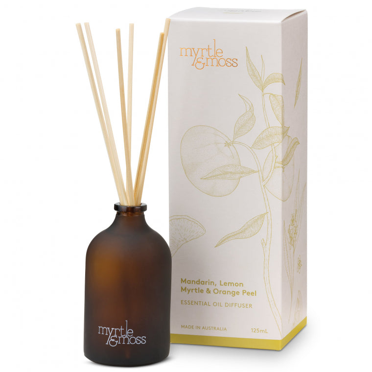 Myrtle & Moss Diffuser - Mandarin, Lemon Myrtle & Orange Peel | The Ivy Plant Studio
