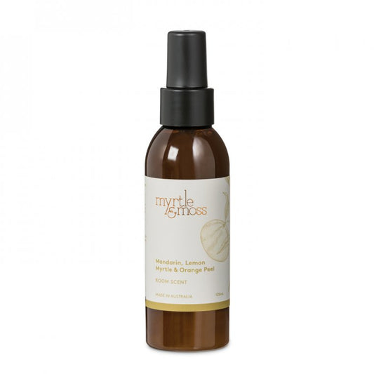 Myrtle & Moss Room Spray - Mandarin, Lemon Myrtle & Orange Peel | The Ivy Plant Studio 