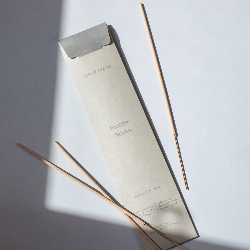 Peggy Sue Co Incense Sticks Jasmine + Bergamot | The Ivy Plant Studio, incense, peggy sue co