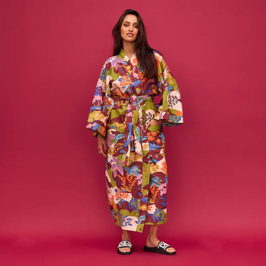 SAGE X CLARE GUILIA COTTON ROBE | THE IVY PLANT STUDIO