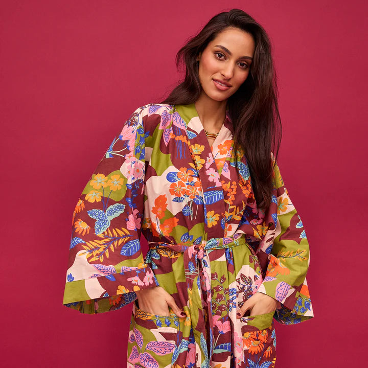 SAGE X CLARE GUILIA COTTON ROBE | THE IVY PLANT STUDIO