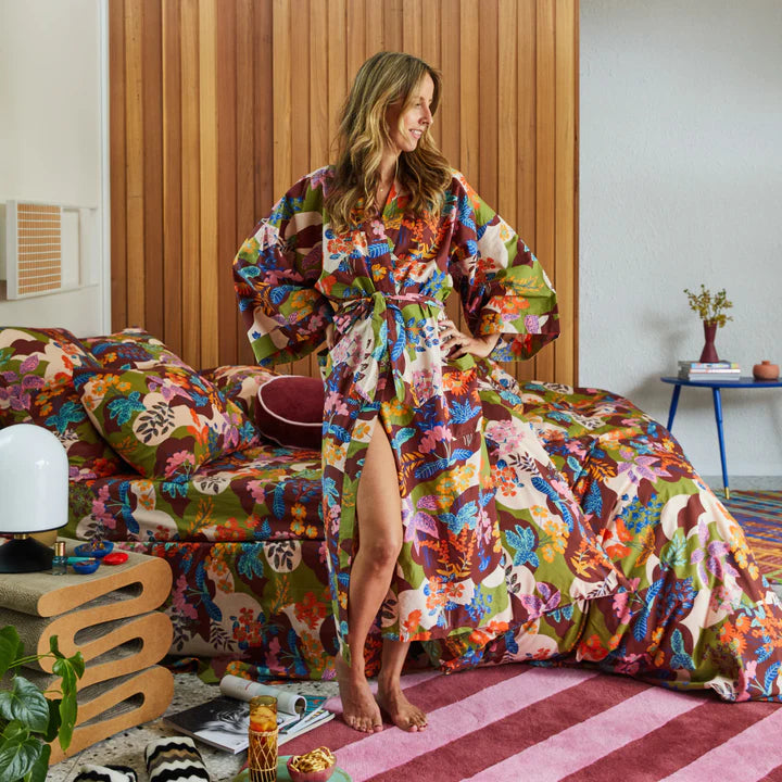 SAGE X CLARE GUILIA COTTON ROBE | THE IVY PLANT STUDIO