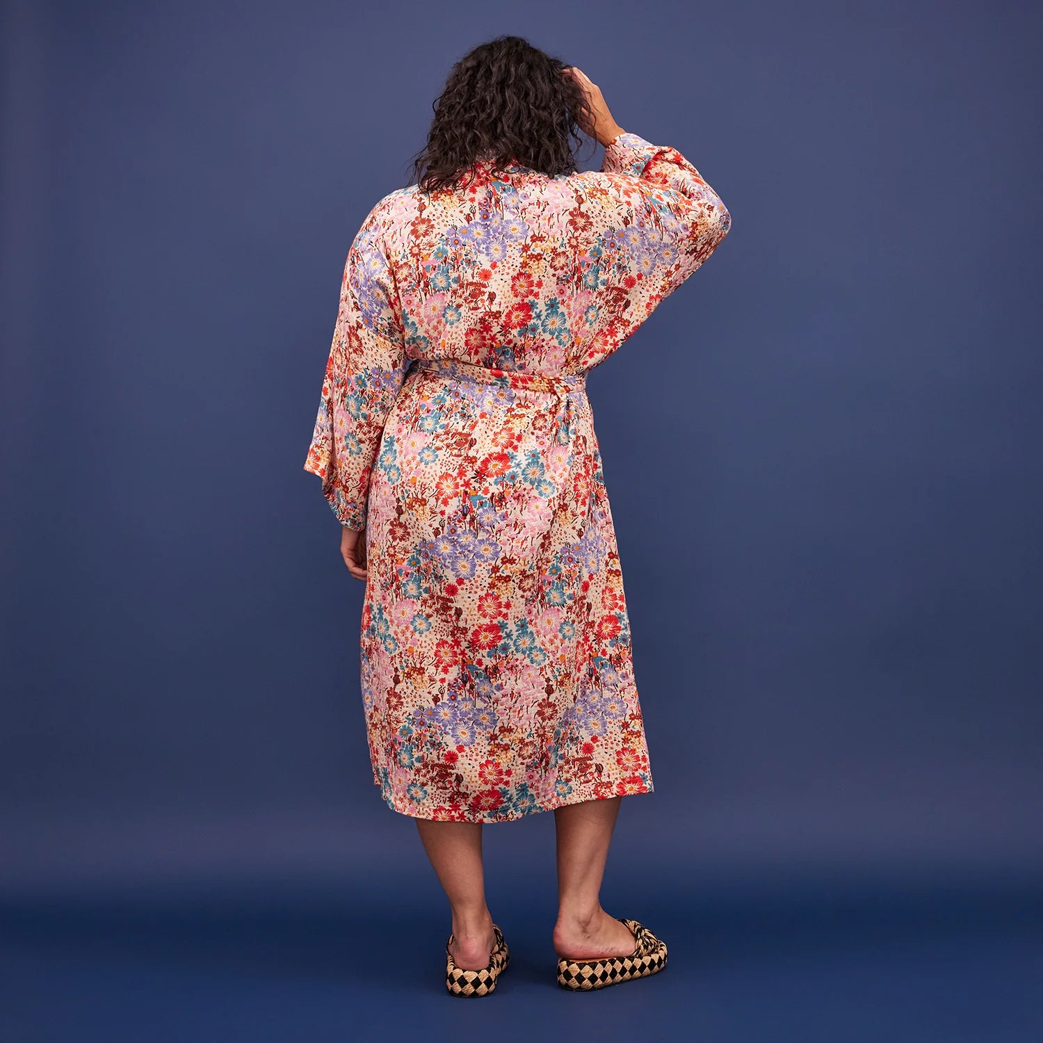 SAGE X CLARE MEADOW COTTON BATH ROBE | THE IVY PLANT STUDIO