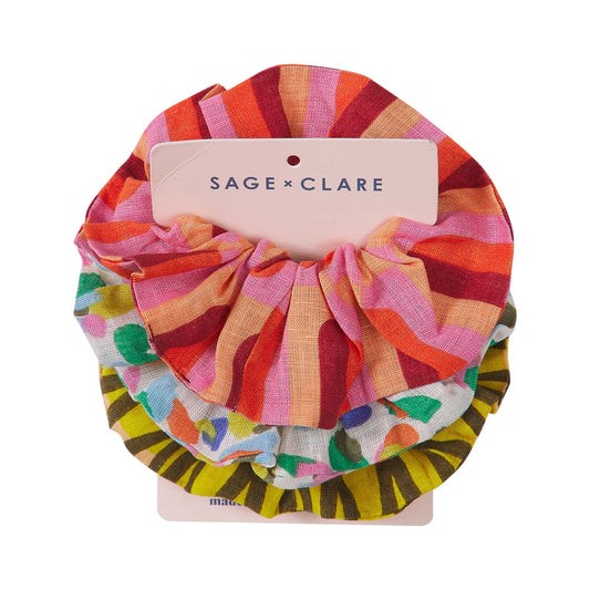 SAGE X CLARE SOLANA SCRUNCHIE SET | THE IVY PLANT STUDIO
