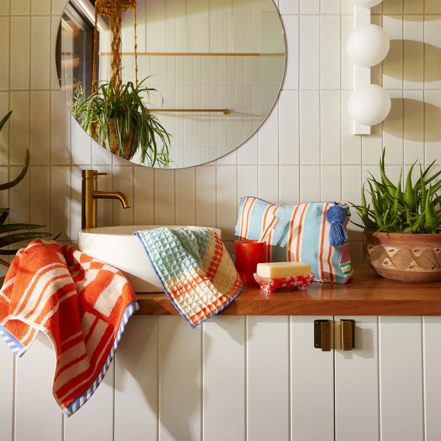 SAGE X CLARE TISHY COSMETIC BAG | THE IVY PLANT STUDIO