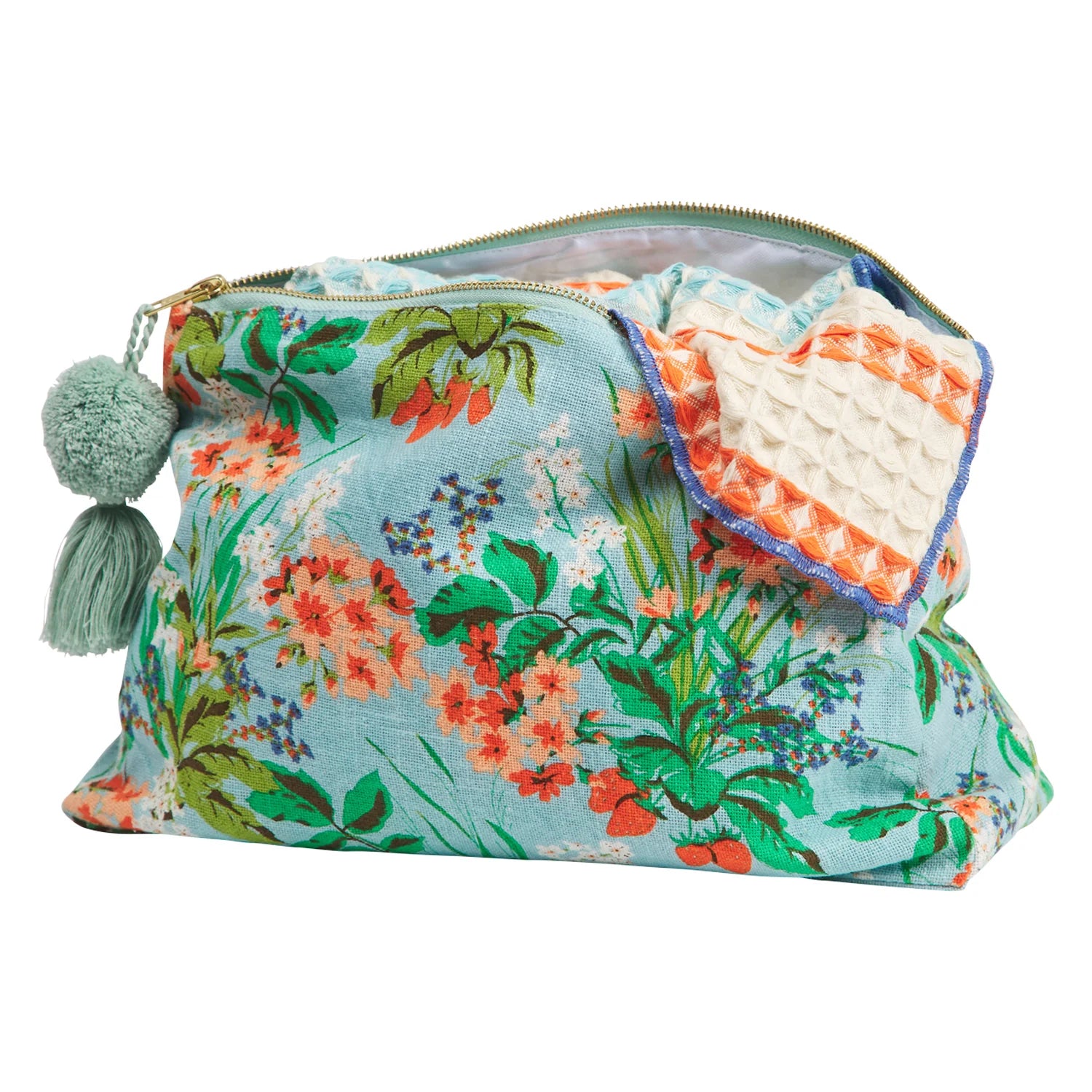SAGE X CLARE YARROW COSMETIC BAG | THE IVY PLANT STUDIO