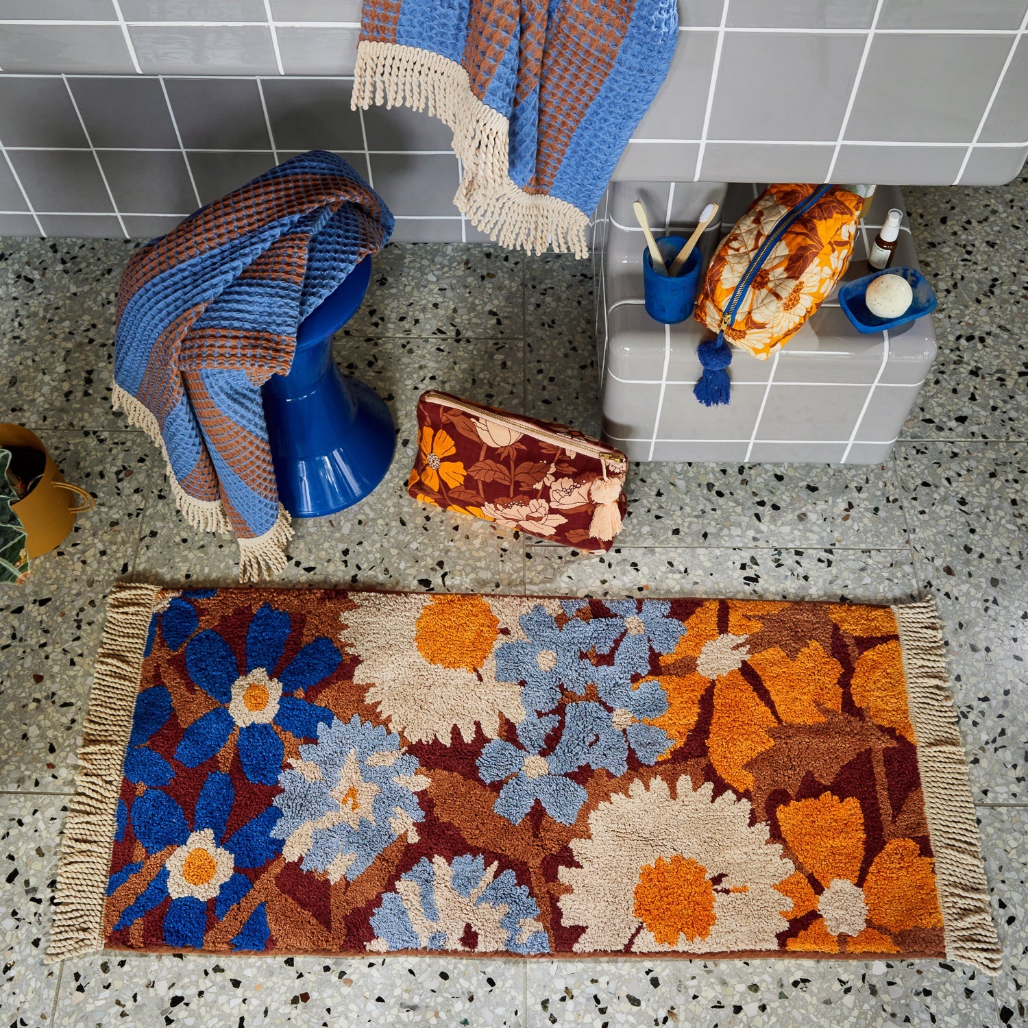 Sage X Clare BENITA BATH RUNNER | The Ivy Plant Studio