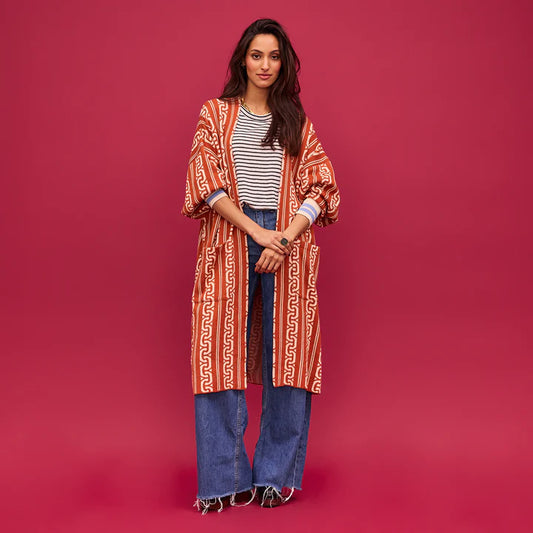 Sage X Clare FIDEL JACQUARD ROBE | The Ivy Plant Studio 
