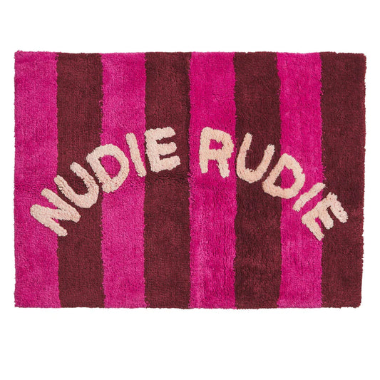 Sage X Clare Zelia Nudie Rudie Bath Mat - Bougainvillea | The Ivy Plant Studio