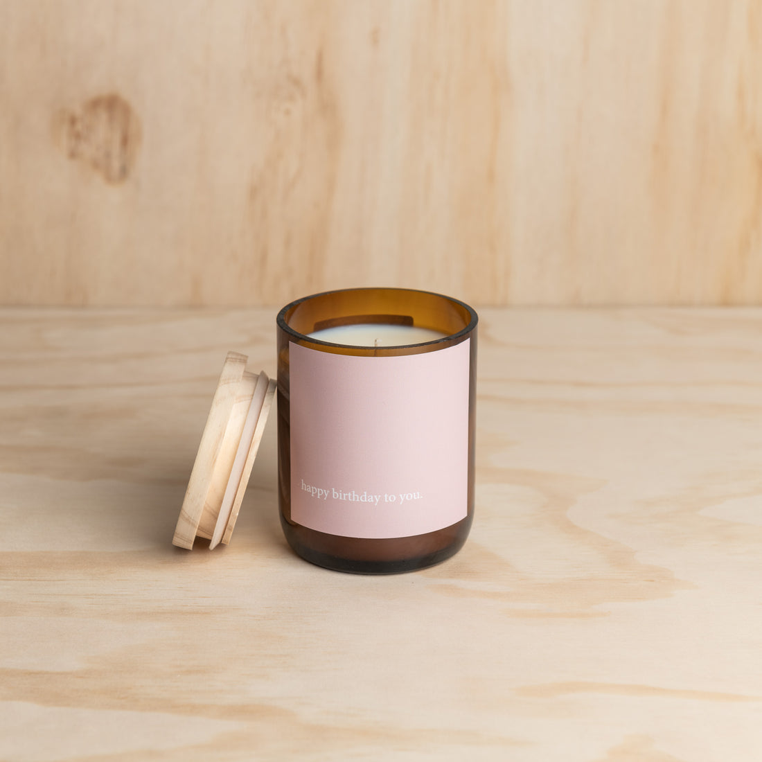 The Commonfolk Collective Happy Birthday Pink - Candle | The Ivy Plant Studio 