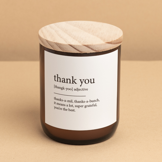 The Commonfolk Collective Thank You - Candle | The Ivy Plant Studio 