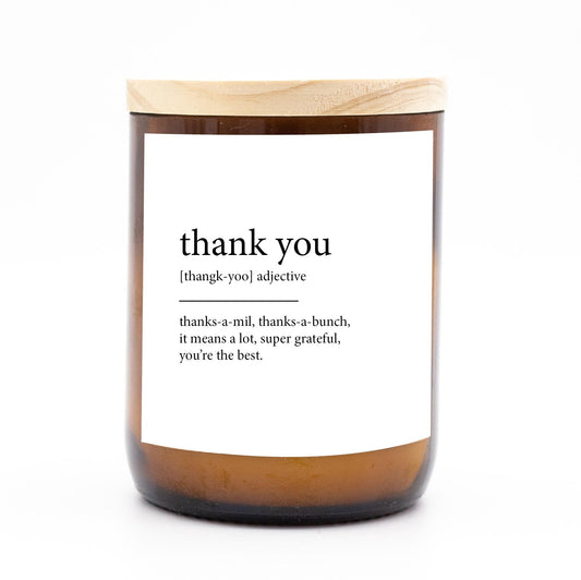 The Commonfolk Collective Thank You - Candle | The Ivy Plant Studio 