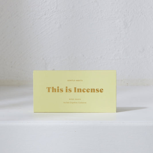 This Is Incense Bondi Beach | Gentle Habits | The Ivy Plant Studio 
