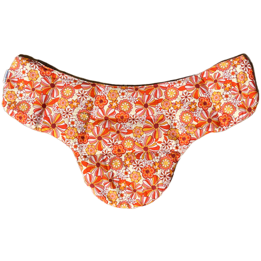 Neck Heat Pack Groovy Flowers Orange