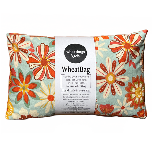 Wheatbags Love WHEATBAG GROOVY FLOWERS KHAKI | THE IVY PLANT STUDIO