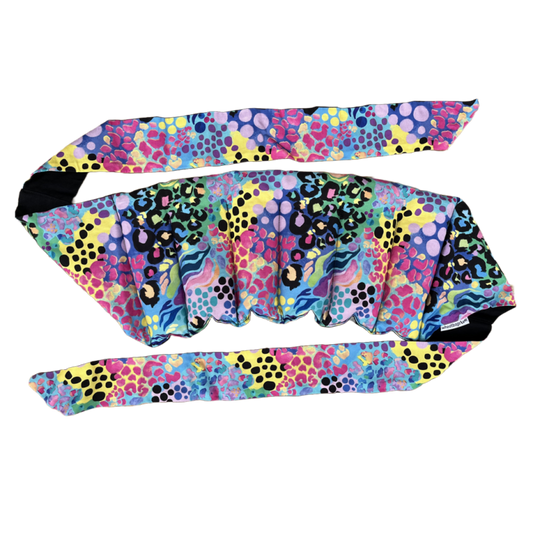 Wheatbags Love WRAP AROUND HEAT PACK - ELECTRIC LEOPARD | THE IVY PLANT STUDIO