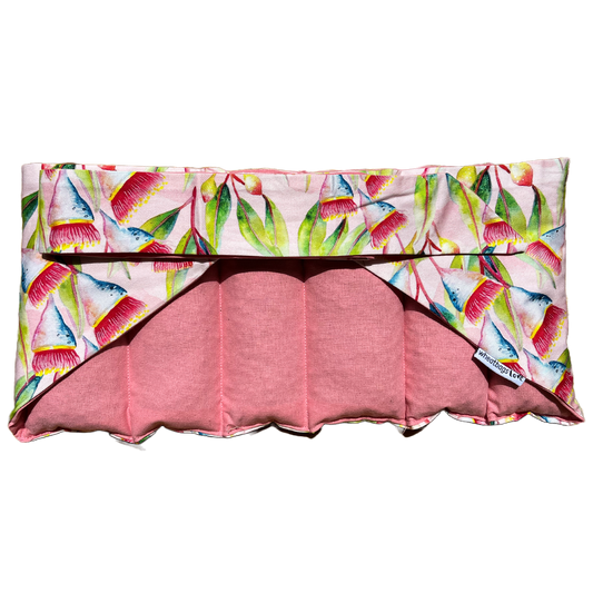 Wheatbags Love WRAP AROUND HEAT PACK - GUM BLOSSOM | THE IVY PLANT STUDIO