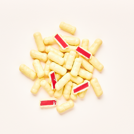 Raspberry Bullets 200g White