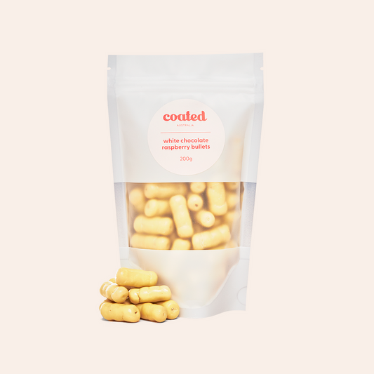 Raspberry Bullets 200g White