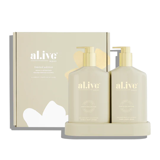 al.ive Body | Golden Wattle & Citrus - Duo | The Ivy Plant Studio 