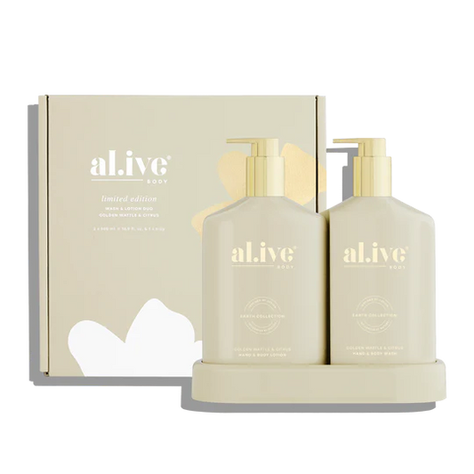 al.ive Body | Golden Wattle & Citrus - Duo | The Ivy Plant Studio 