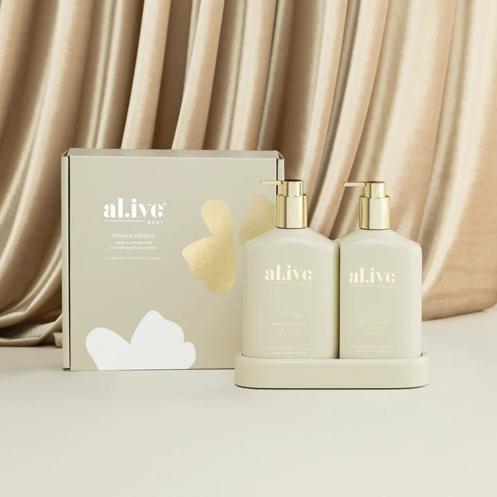al.ive Body | Golden Wattle & Citrus - Duo | The Ivy Plant Studio 
