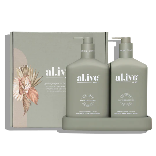 al.ive Body | Green Pepper & Lotus Duo | The Ivy Plant Studio 