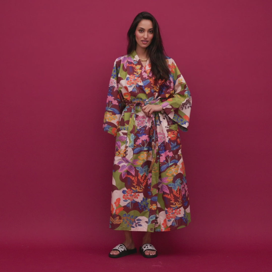 SAGE X CLARE GUILIA COTTON ROBE | THE IVY PLANT STUDIO