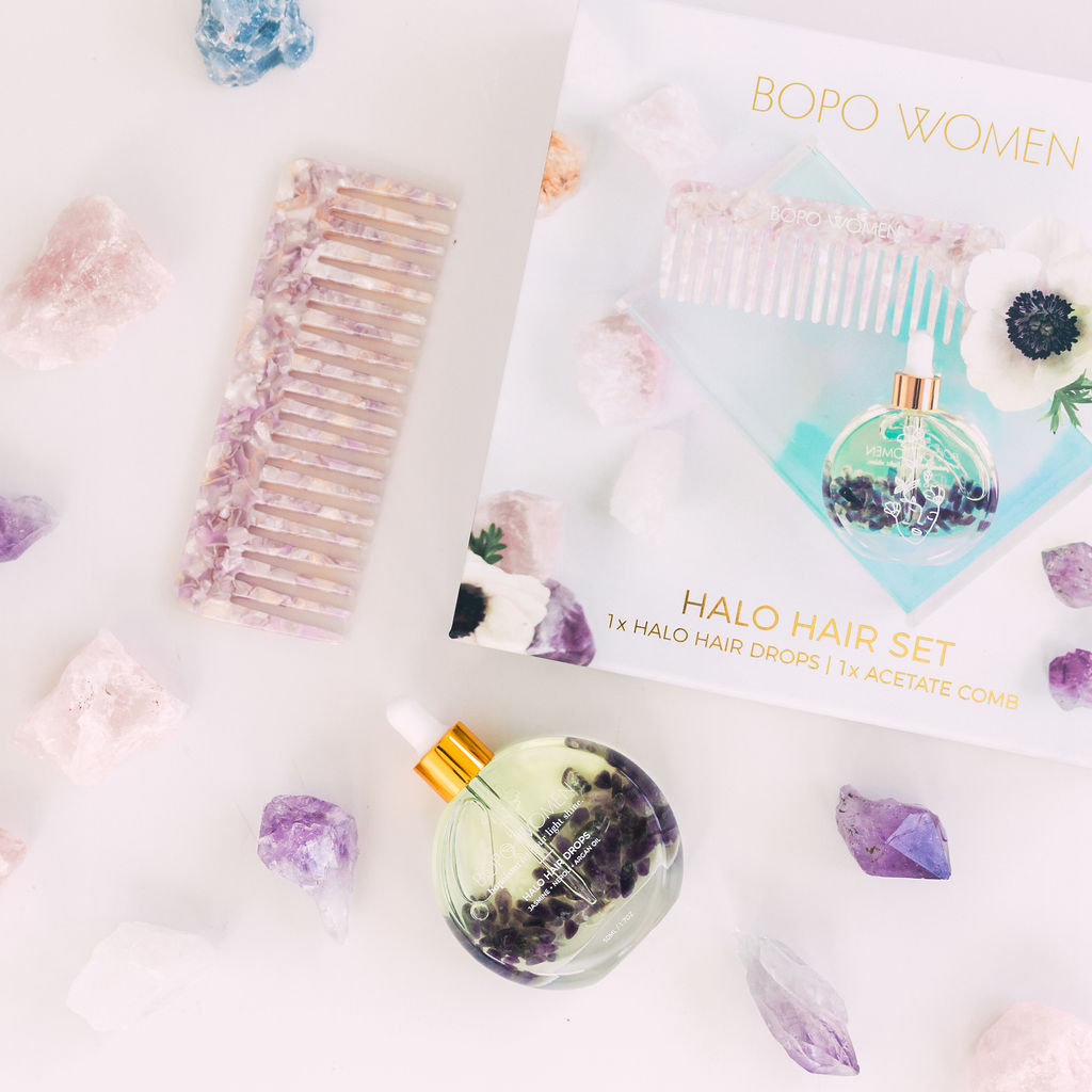 BOPO WOMAN - Halo Hair Oil Drops Gift Set | The Ivy Plant Studio | hair | bopo