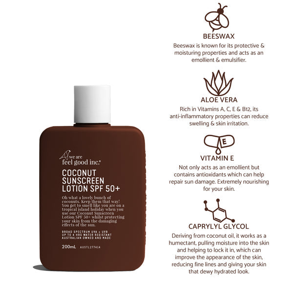 We Are Feel Good | Sunscreen | Coconut Sunscreen | 50+ 