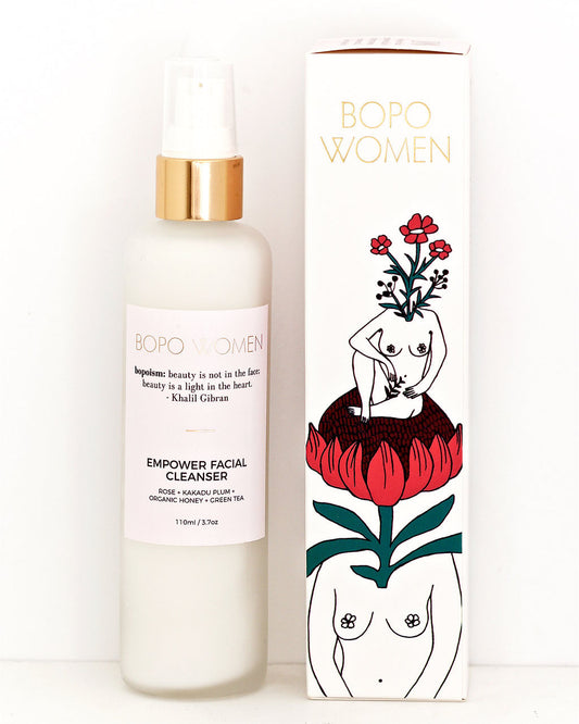 Bopo Women empower facial cleanser | bopo women  | the ivy plant studio 