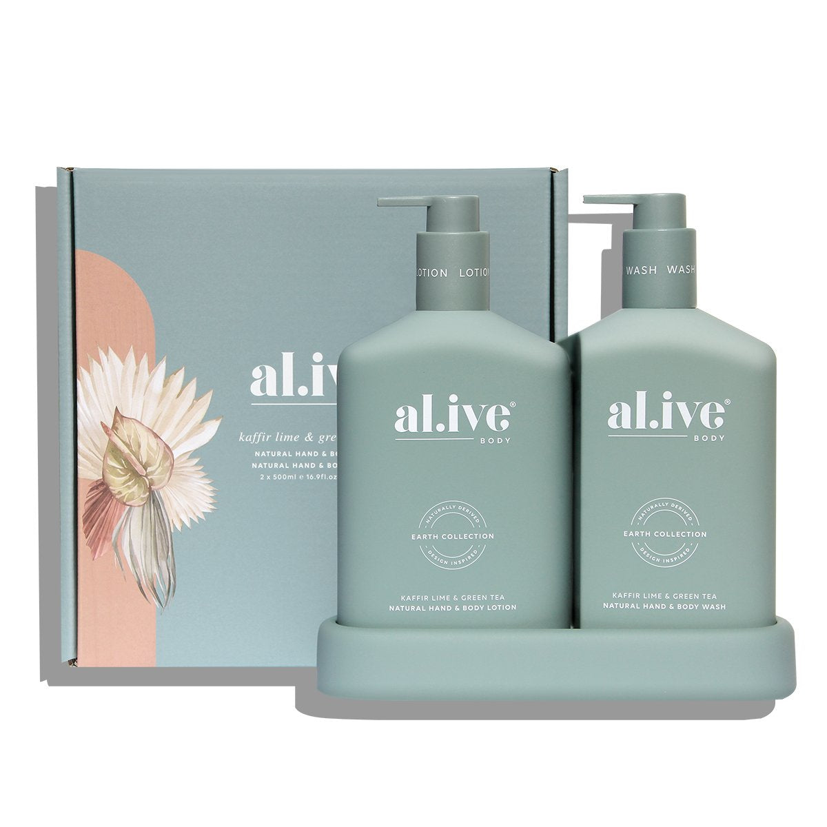 Alive Body Duo | Kaffir lime & Green Tea | The Ivy Plant Studio | Phillip Island Hand and Body Wash 