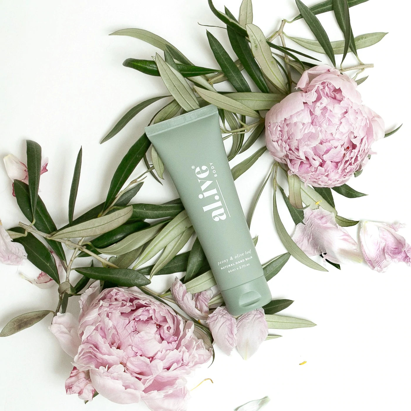 alive body HAND BALM - PEONY & OLIVE LEAF | alive body | the ivy plant studio 