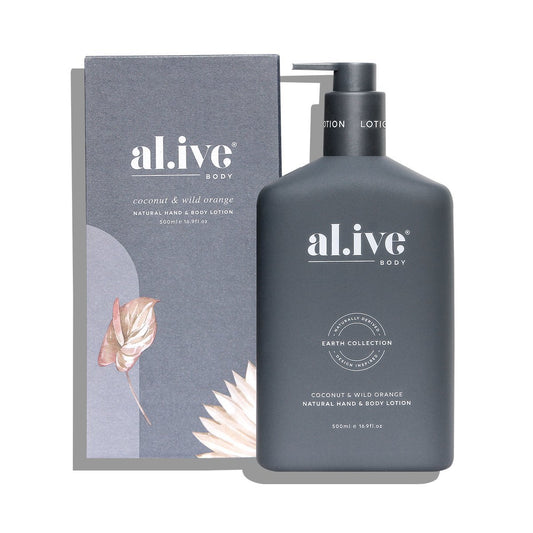 Alive Body Coconut & Orange hand and body Lotion | The Ivy Plant Studio | Phillip Island | 