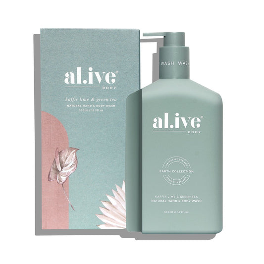 al.ive Body - Kaffir Lime & Green Tea Hand & Body Wash | The Ivy Plant Studio | Alive Body | Phillip Island | hand And Body Wash 