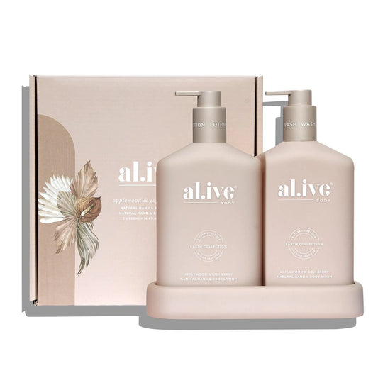 al.ive Body WASH & LOTION DUO- APPLEWOOD & GOJI BERRY | Phillip Island | Alive Body | The Ivy Plant Studio | 