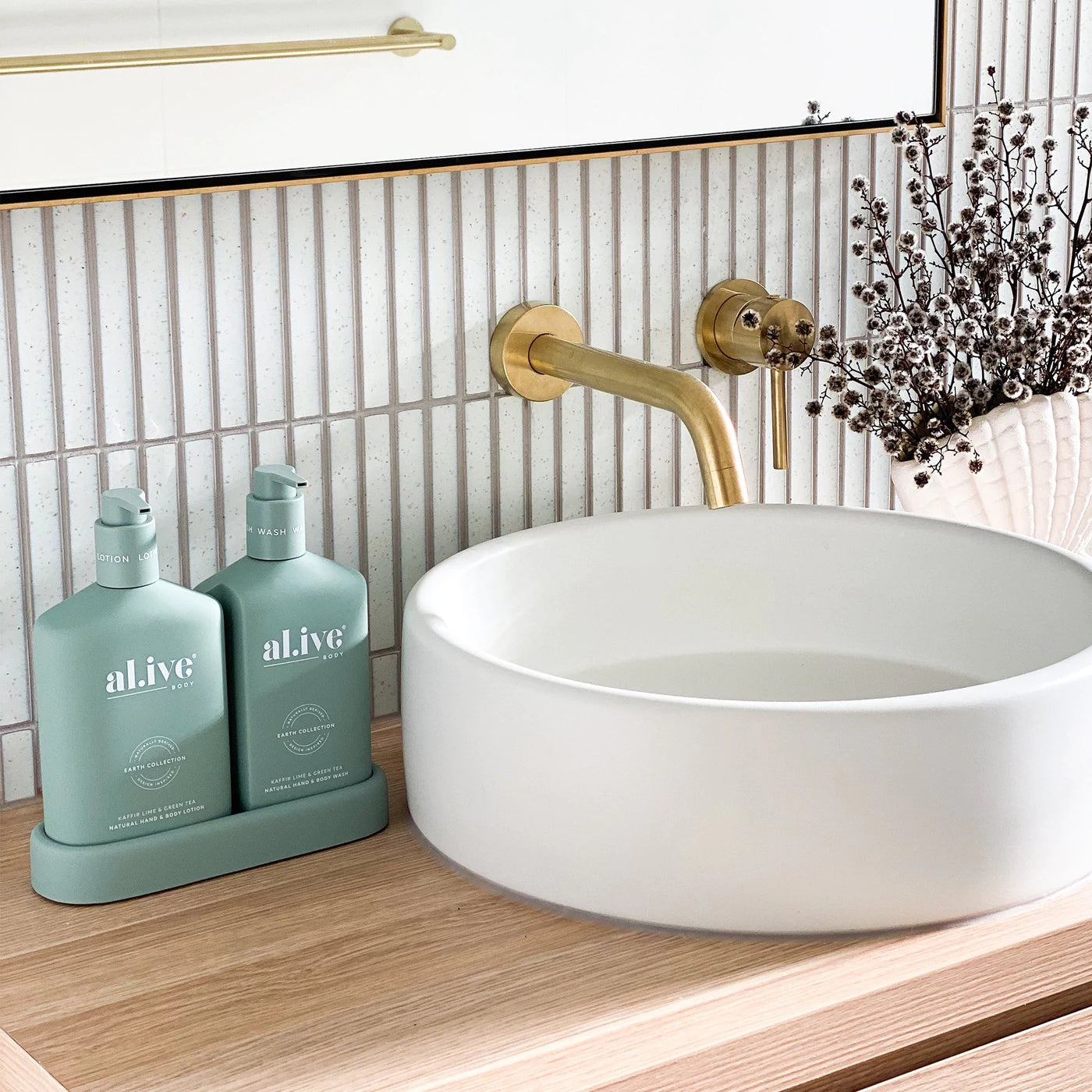 Alive Body Duo | Kaffir lime & Green Tea | The Ivy Plant Studio | Phillip Island Hand and Body Wash 